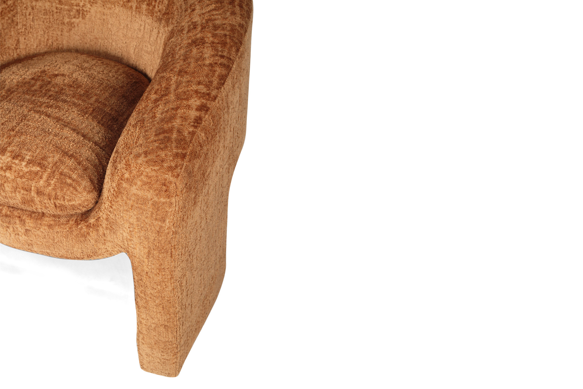 Freja Armchair - Burnt Ochre - Image 9