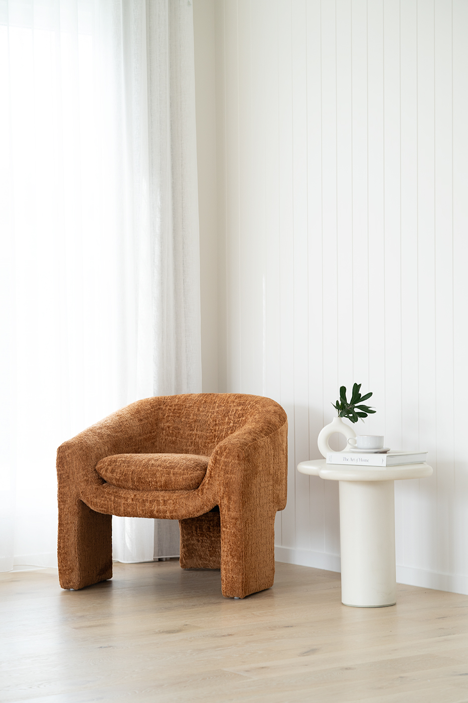 Freja Armchair - Burnt Ochre - Image 11