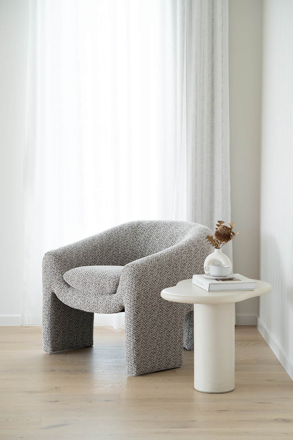 Freja Armchair - Mottled Taupe - Image 11