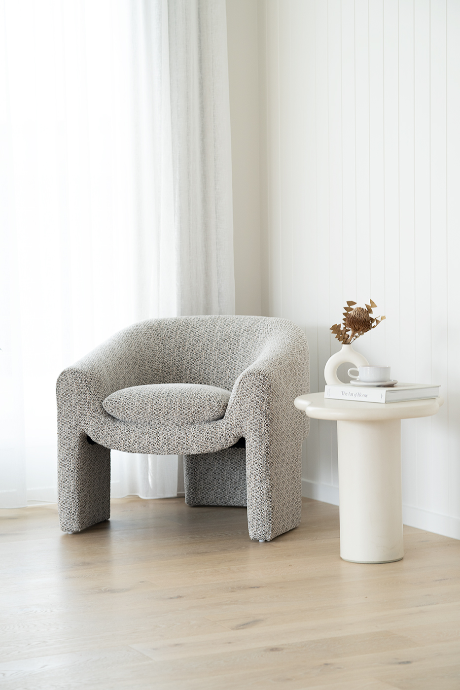 Freja Armchair - Mottled Taupe - Image 12