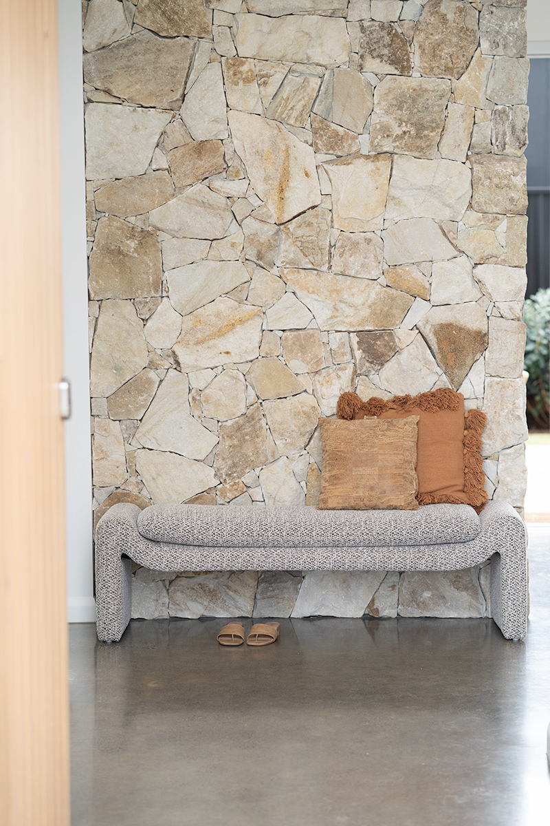 Freja Bench - Mottled Taupe - Image 9