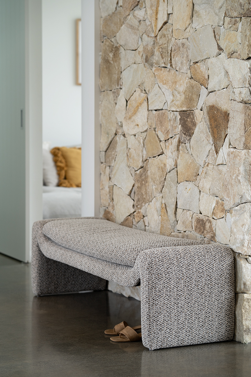 Freja Bench - Mottled Taupe - Image 10