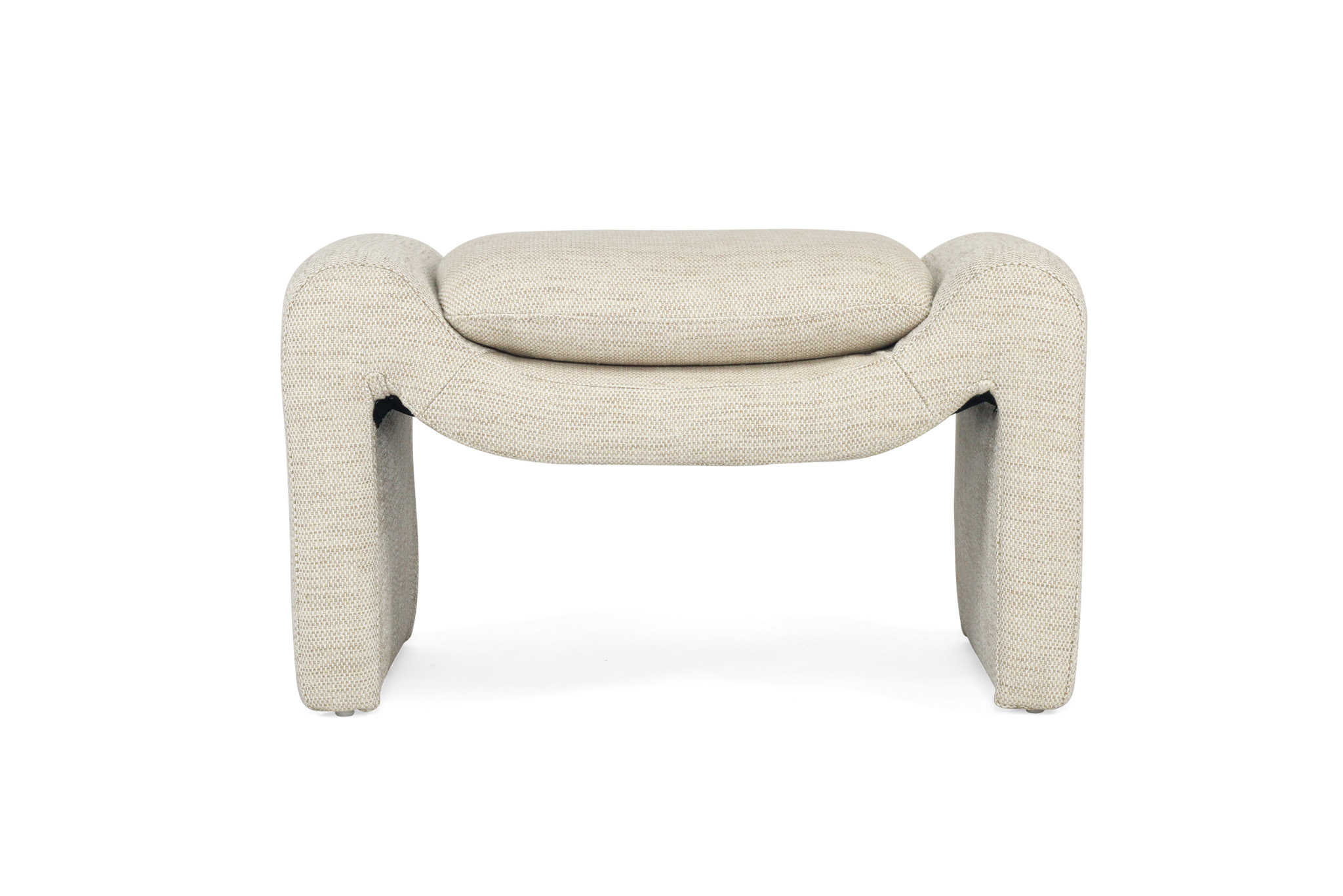 Freja Ottoman - Linen