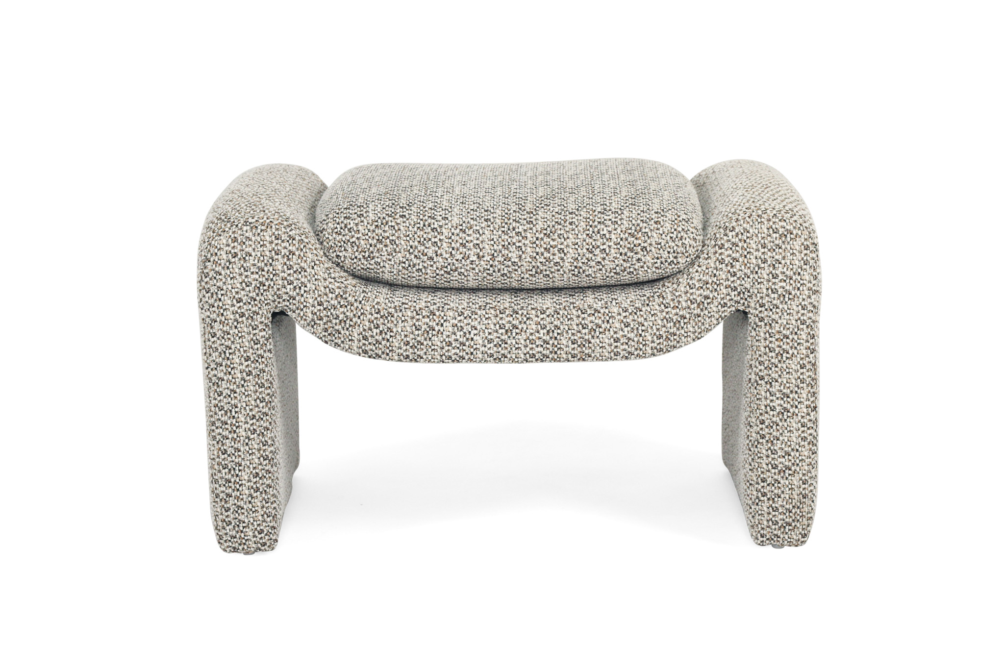 Freja Ottoman - Mottled Taupe - Image 3