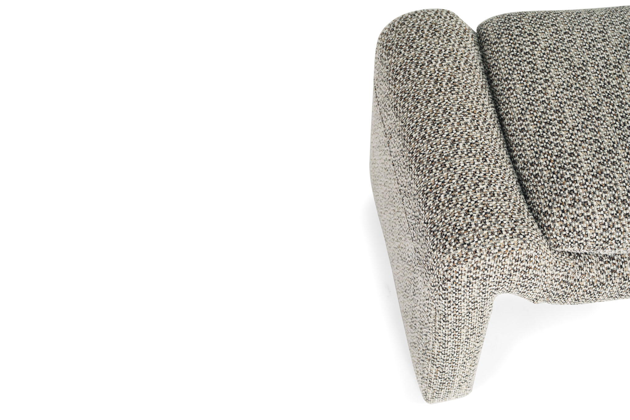 Freja Ottoman - Mottled Taupe - Image 7