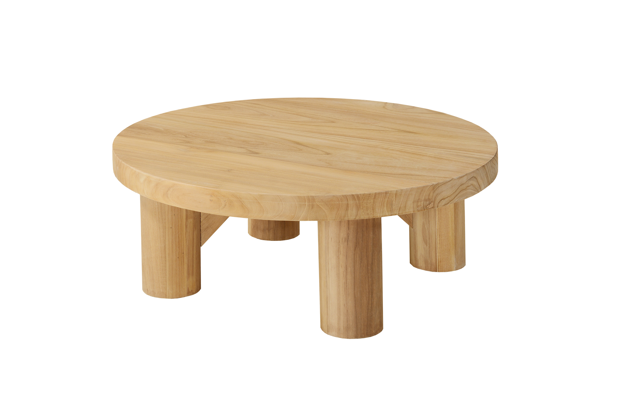 Koa Round Coffee Table