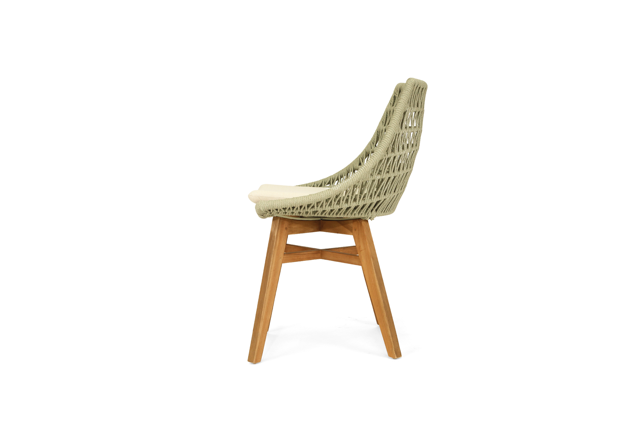 Oceanic Outdoor Dining Chair - Sage Green - Image 5