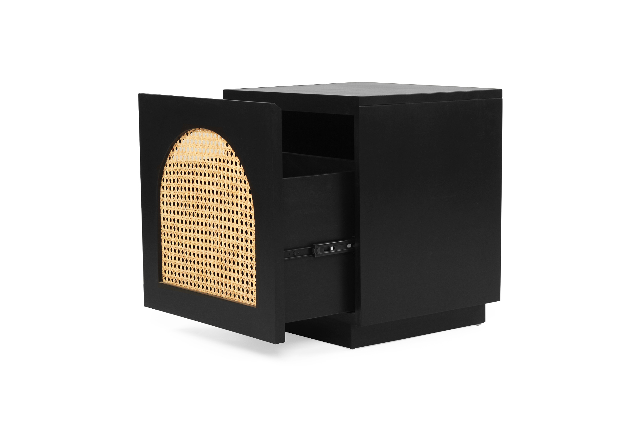 Ryan Bedside Table - Black - Image 3