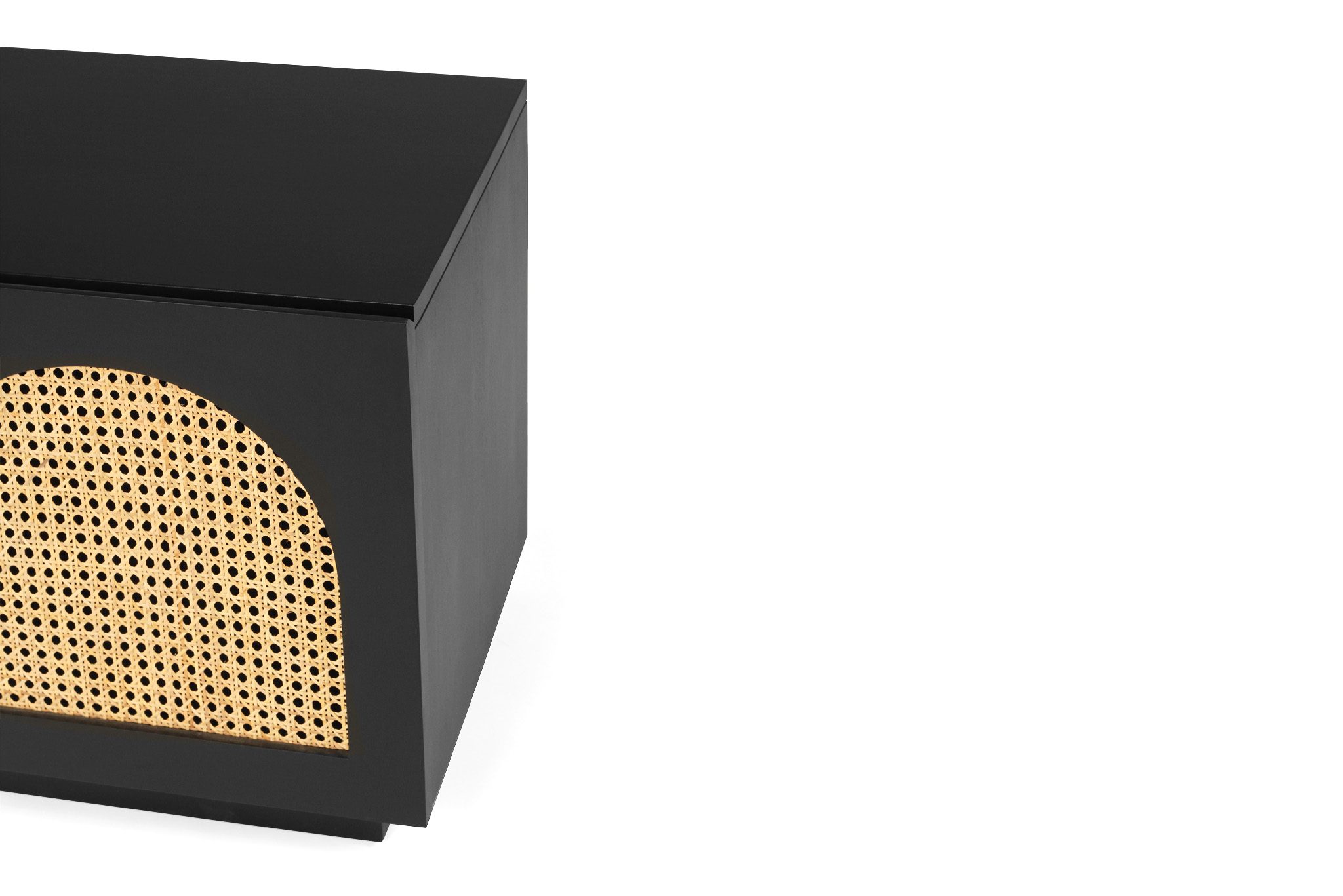 Ryan Bedside Table - Black - Image 8