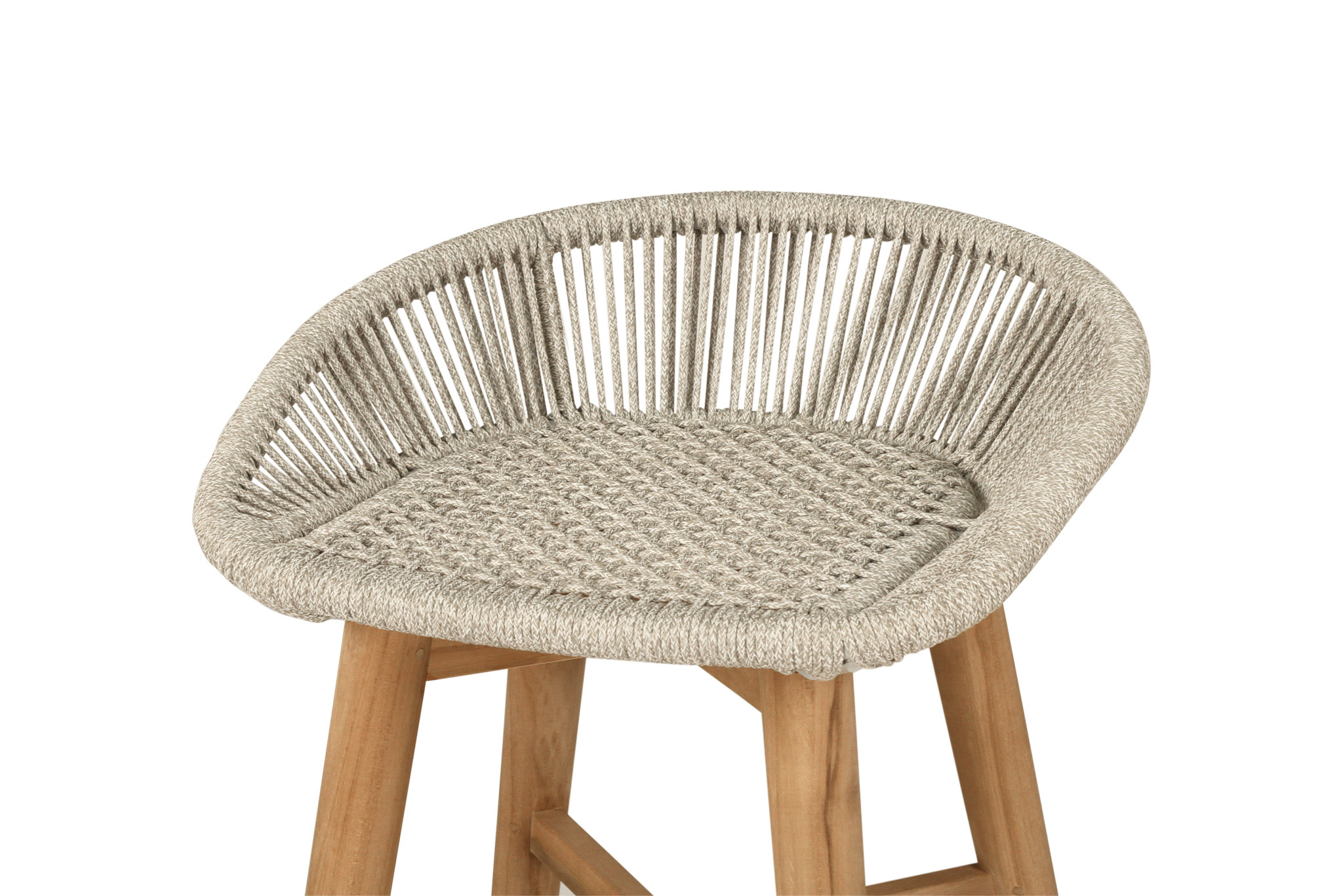 Taylor Backless Counter Stool - Indoor/Outdoor - Grey/White - Image 12