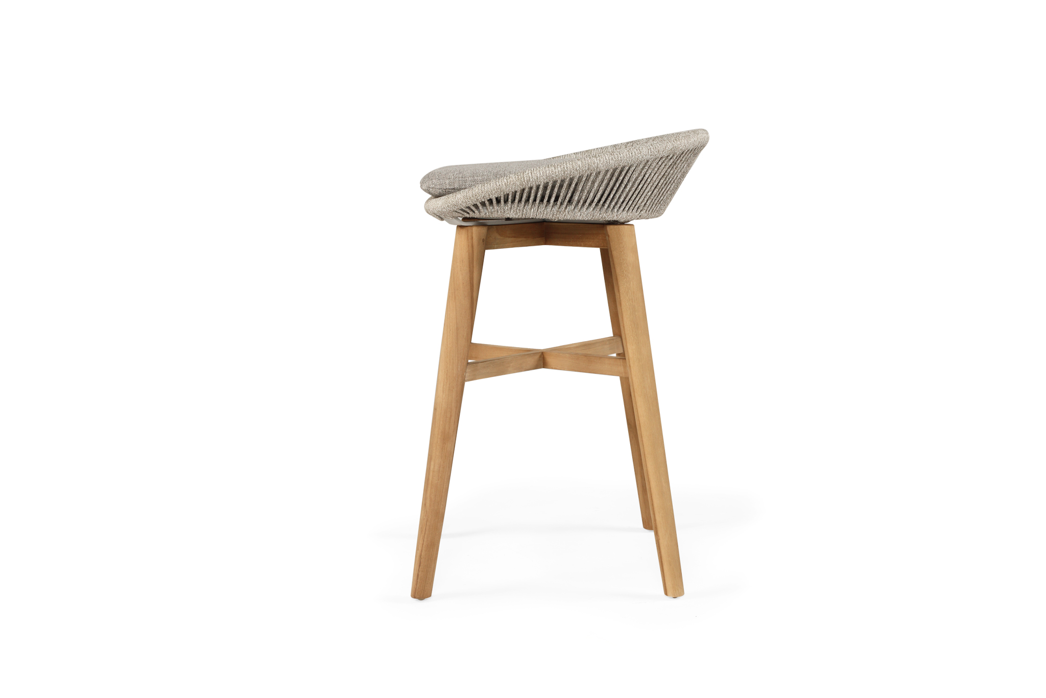 Taylor Backless Counter Stool - Indoor/Outdoor - Grey/White - Image 7