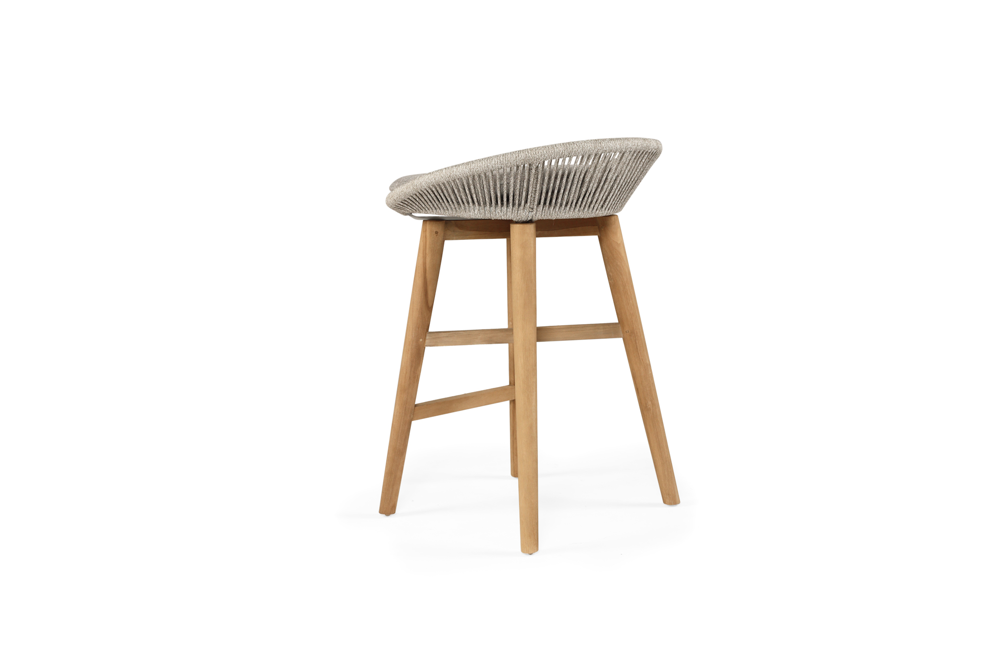 Taylor Backless Counter Stool - Indoor/Outdoor - Grey/White - Image 8
