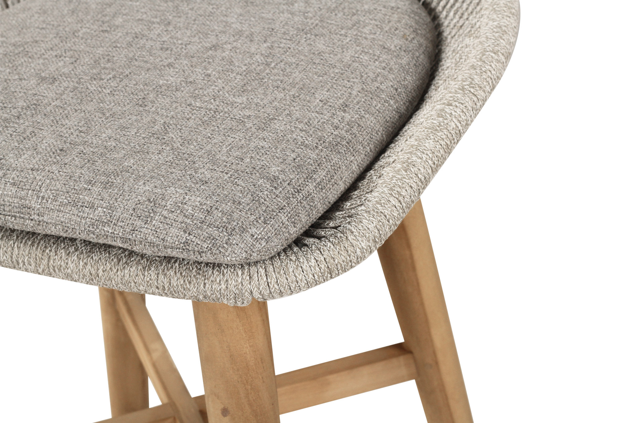 Taylor Backless Counter Stool - Indoor/Outdoor - Grey/White - Image 10