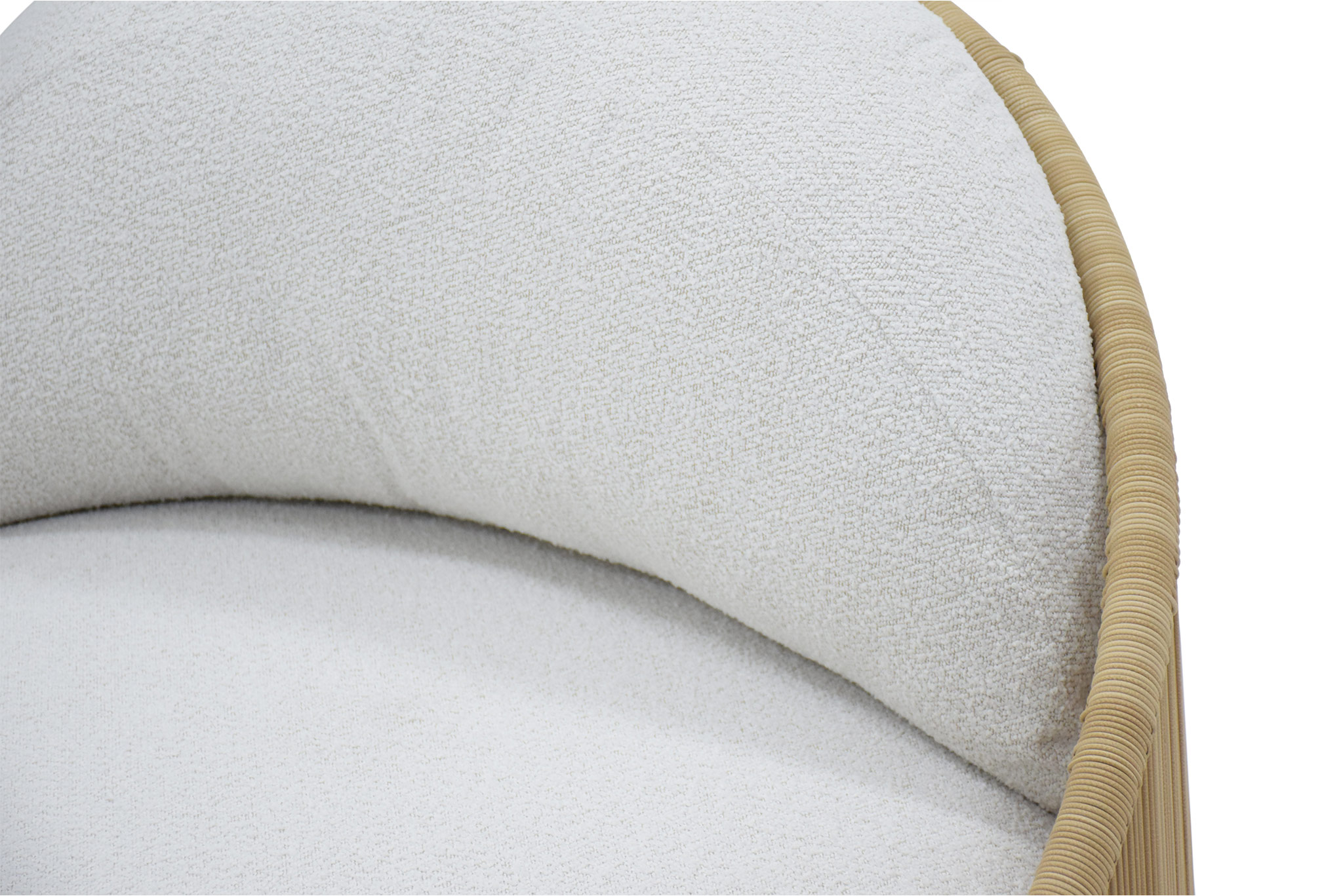 Avoca Outdoor Sofa - 1 Seater Swivel - Natural - Image 15