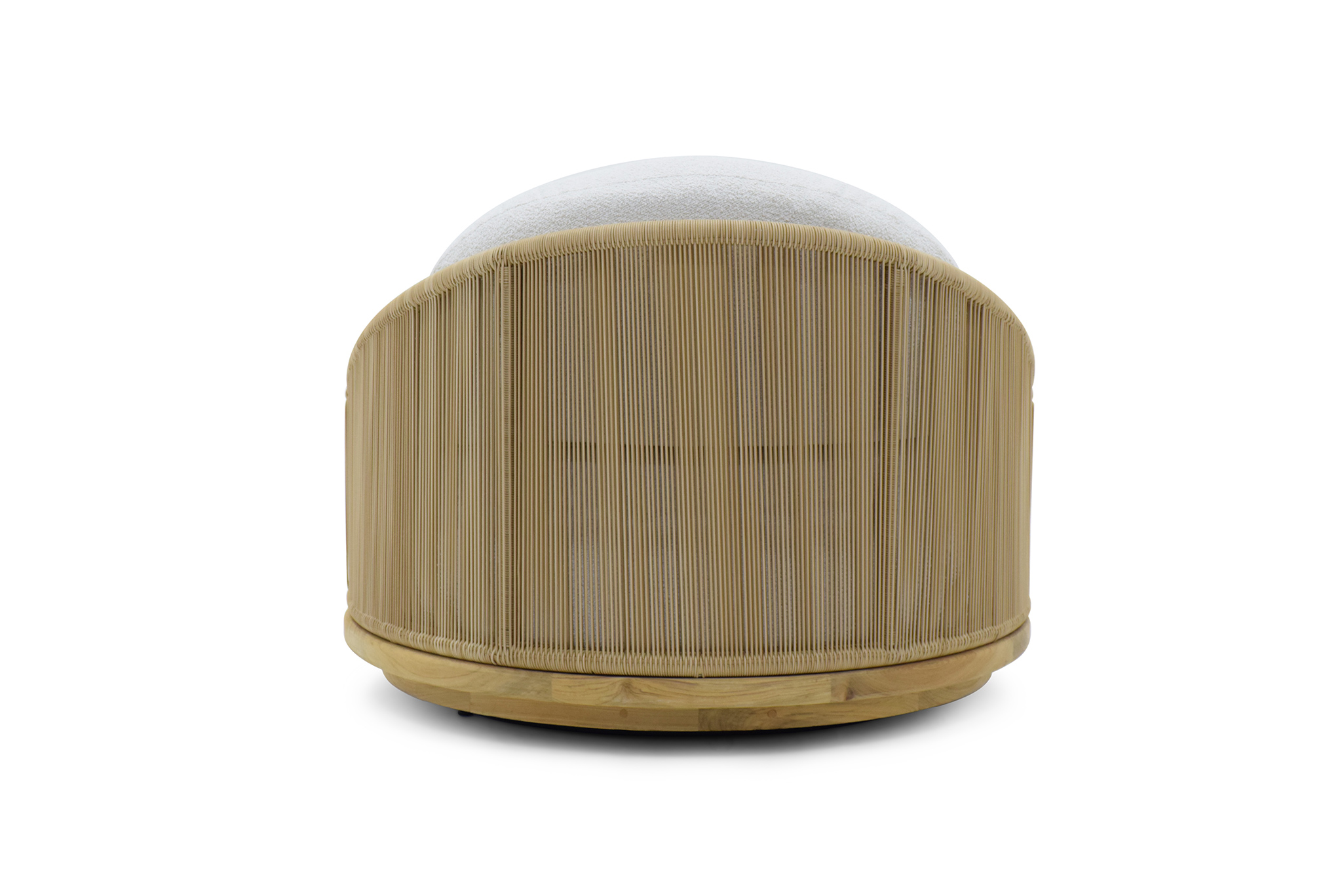 Avoca Outdoor Sofa - 1 Seater Swivel - Natural - Image 9