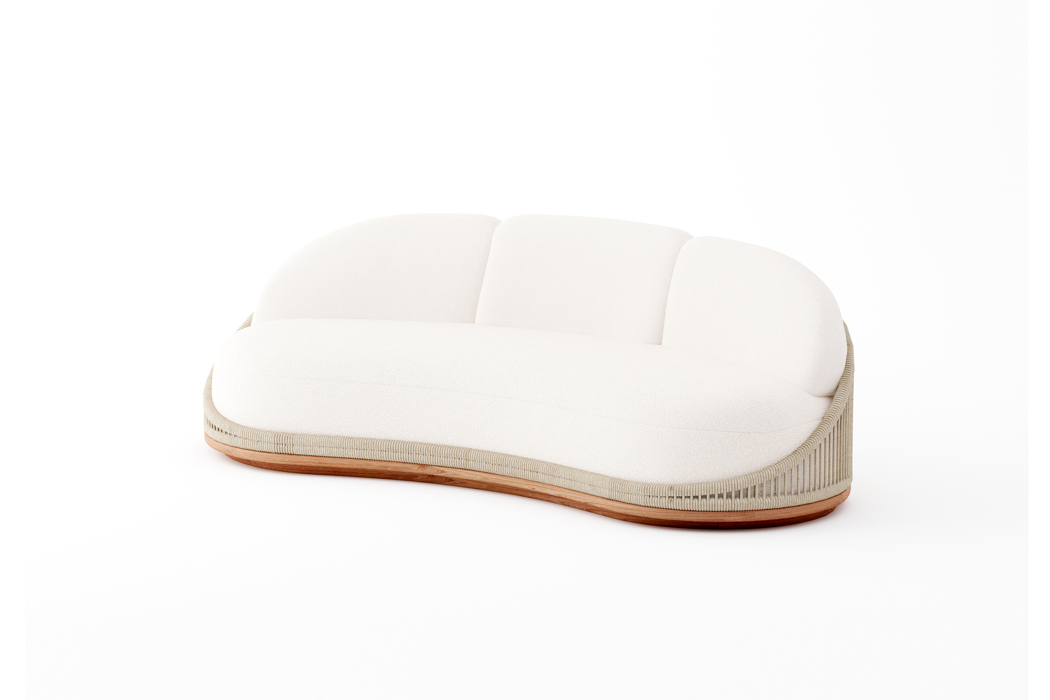 Avoca Outdoor Sofa - 3 Seater - Natural