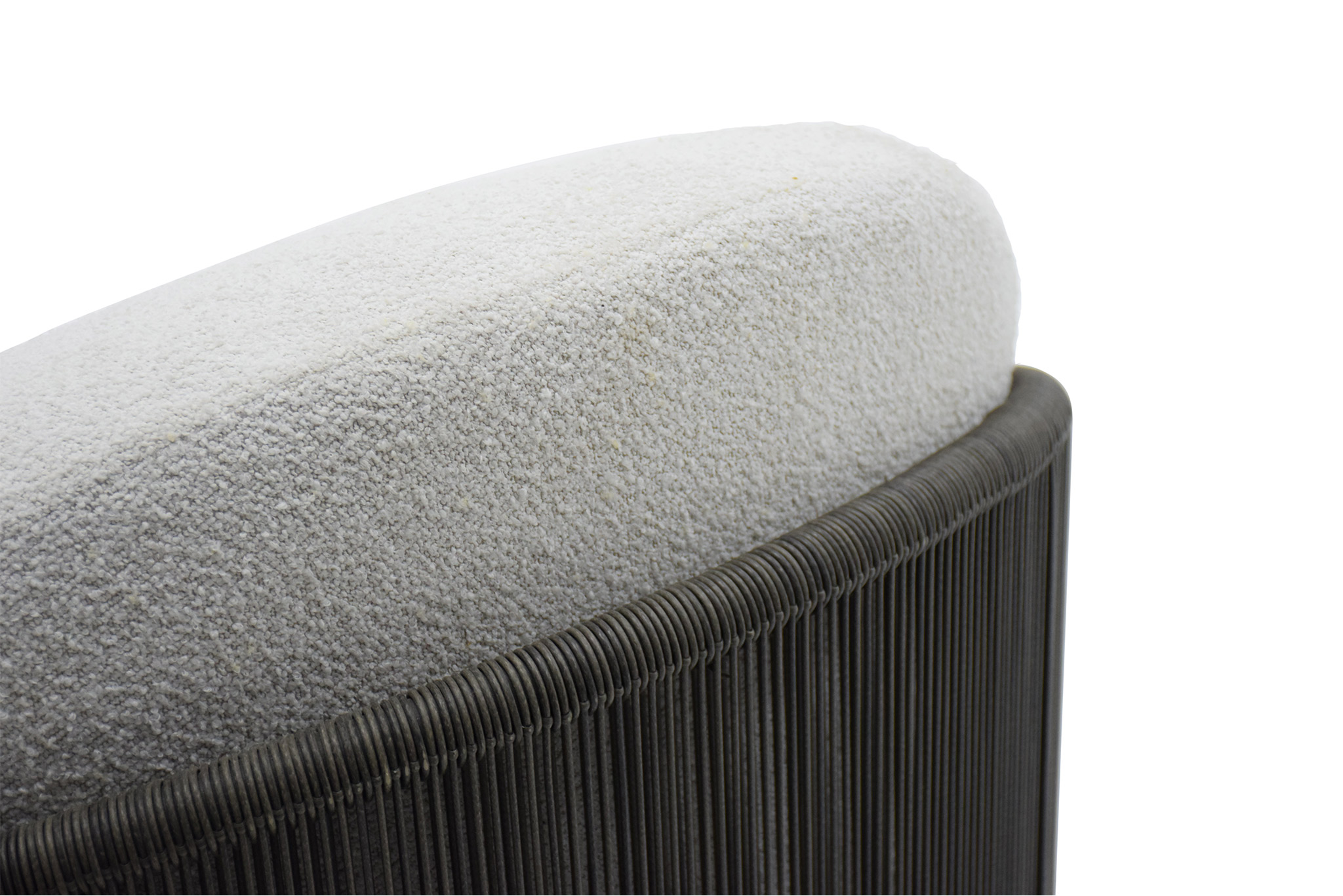 Avoca Outdoor Sofa - 1 Seater Swivel - Basalt - Image 12
