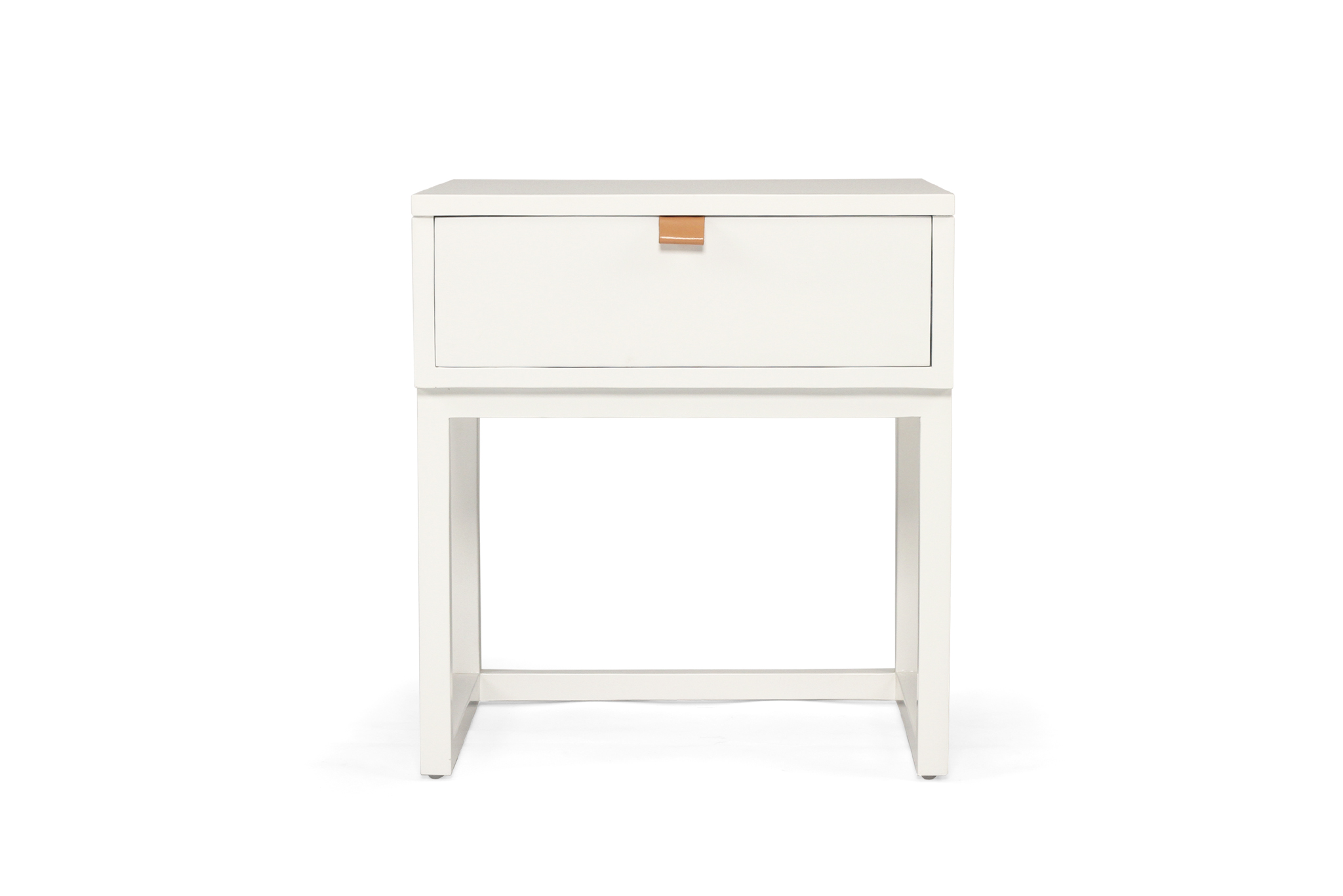 Flynn Bedside Table - White - Image 2