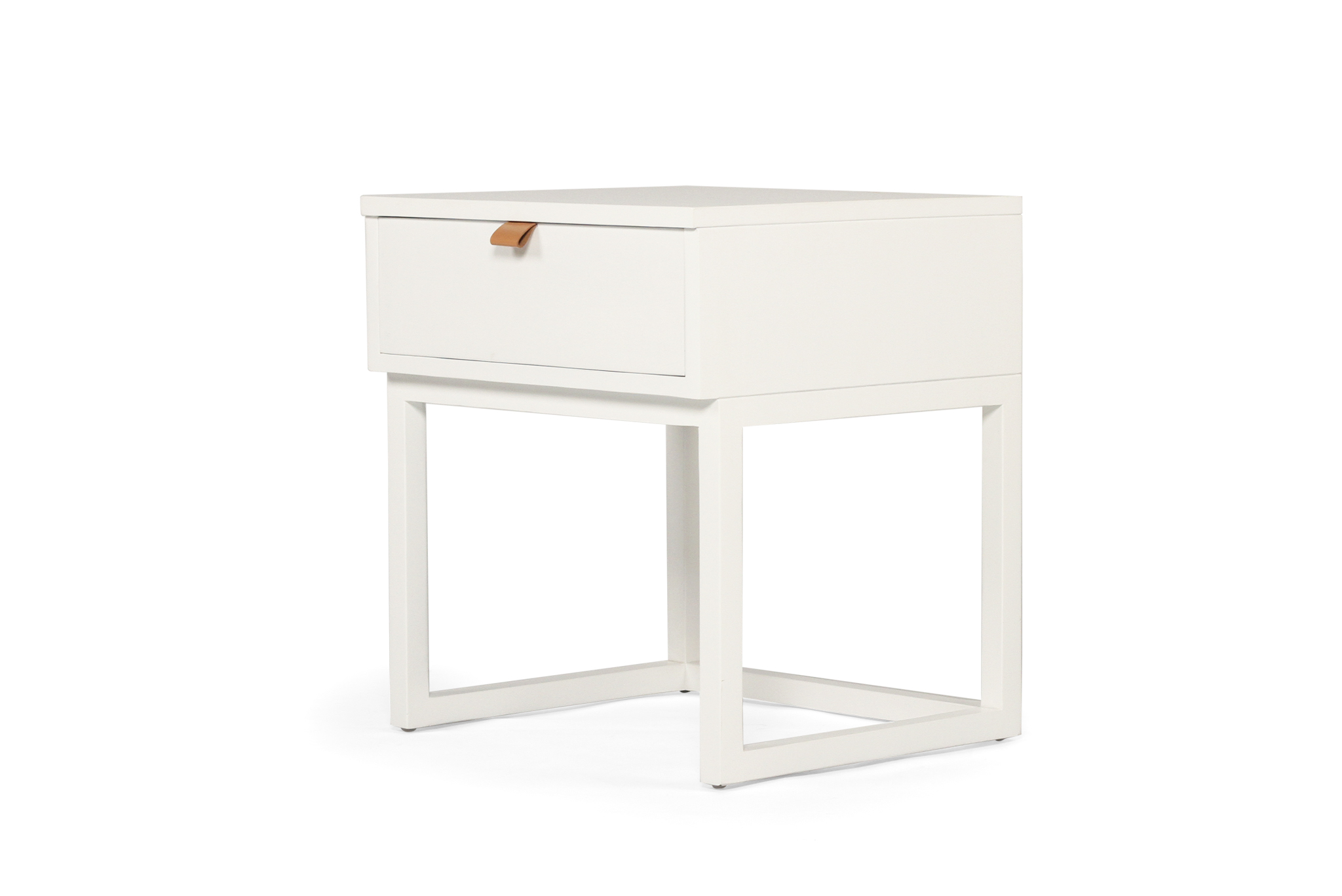 Flynn Bedside Table - White