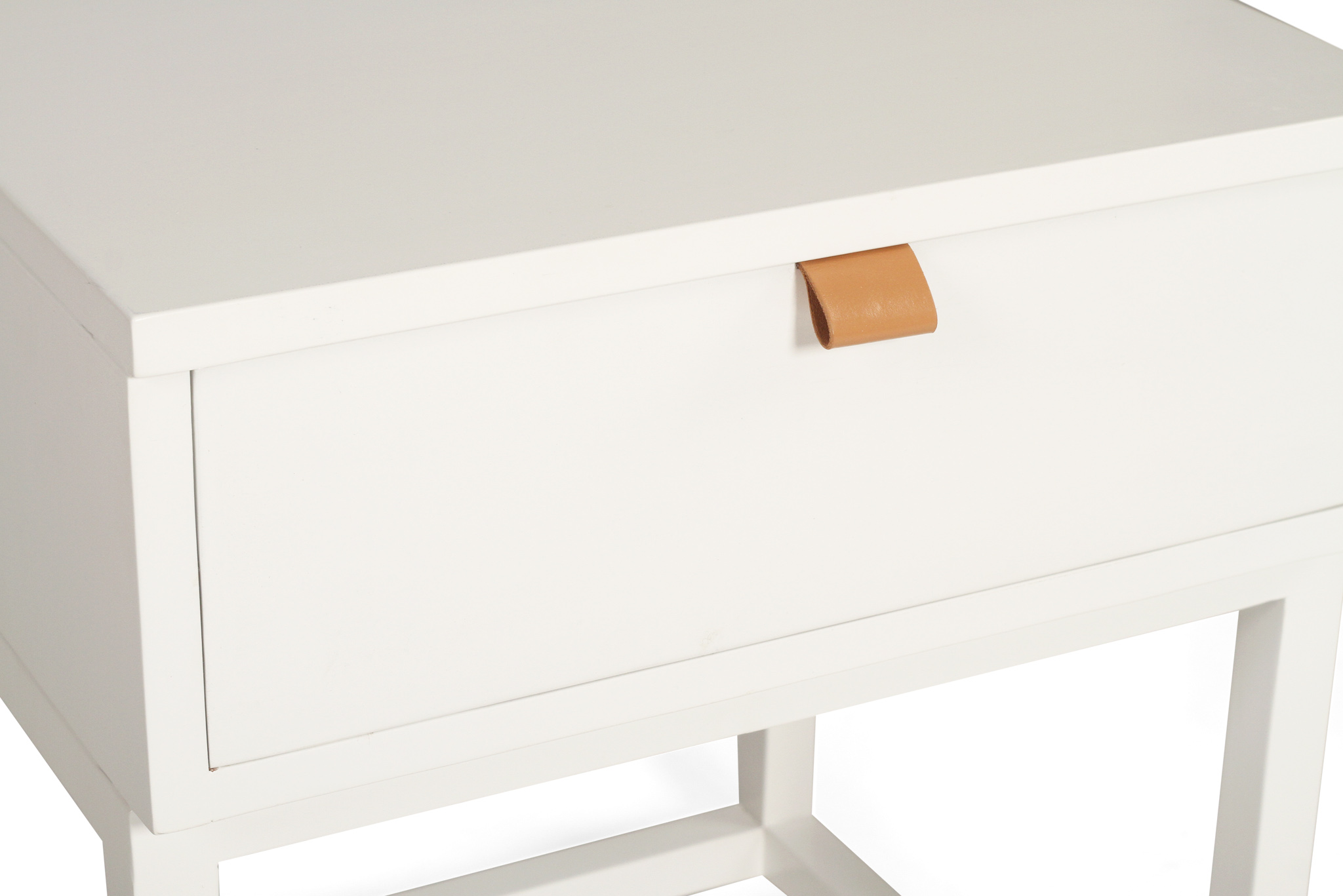 Flynn Bedside Table - White - Image 8