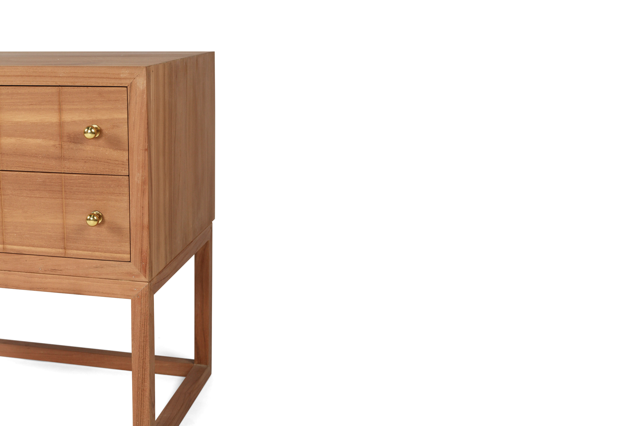 Lisette Bedside Table - Teak - Image 8
