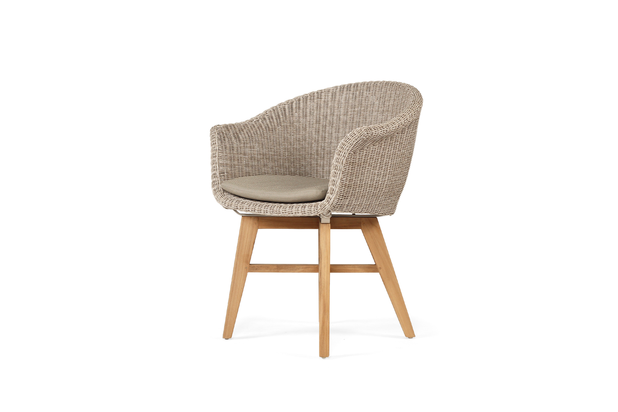 Oceanic Outdoor Arm Chair - Mushroom - Image 3