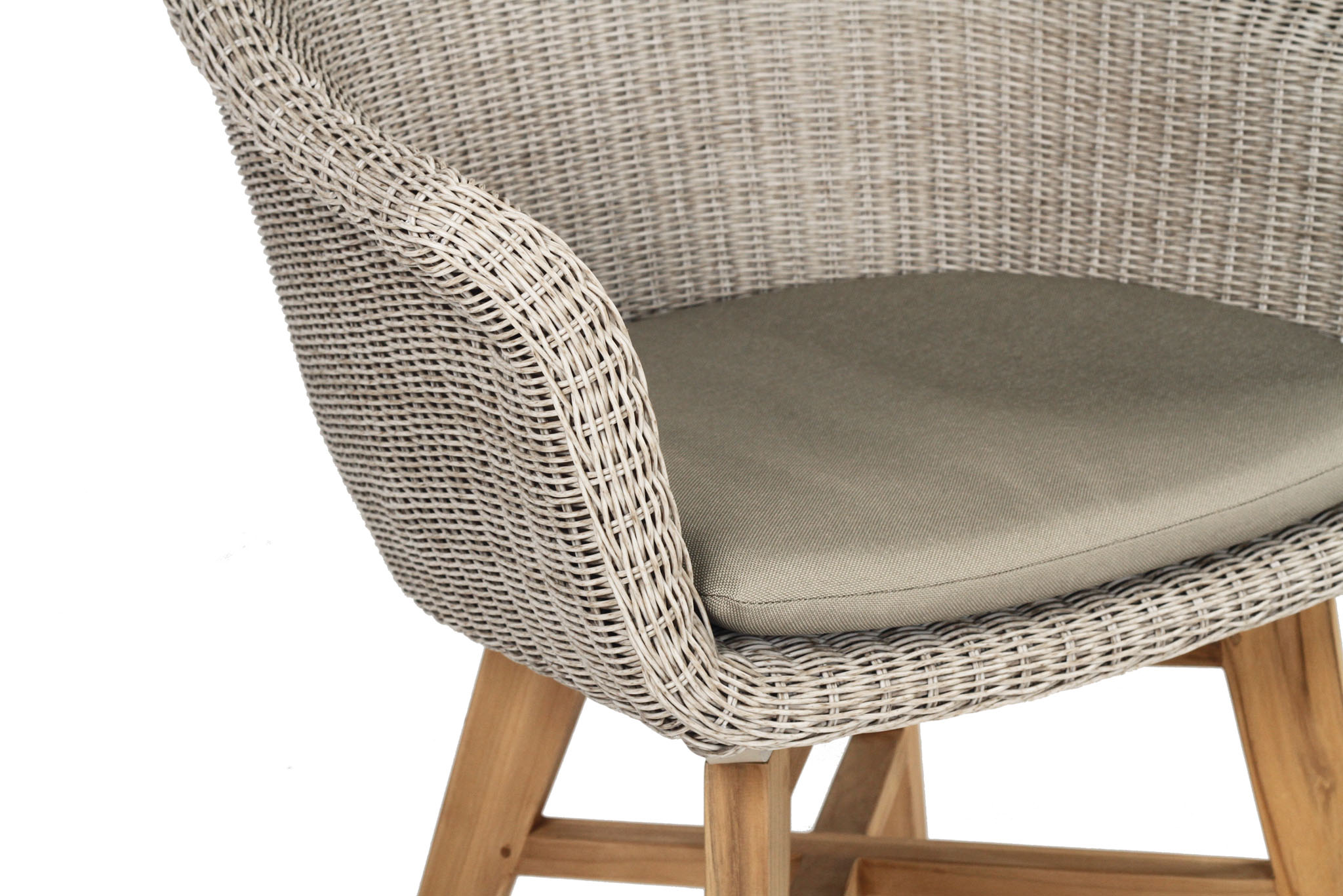 Oceanic Outdoor Arm Chair - Mushroom - Image 8