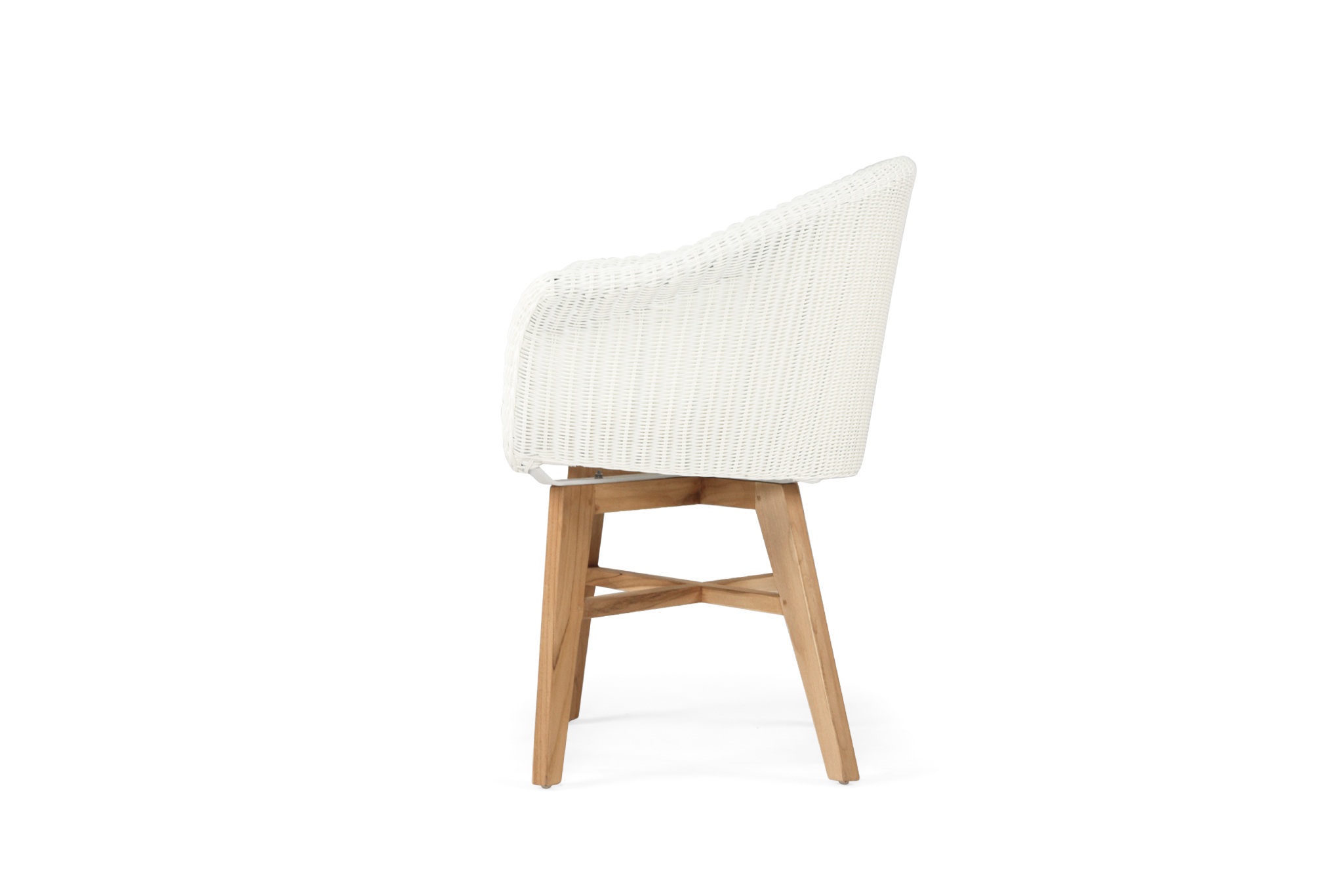 Oceanic Outdoor Arm Chair - White - Image 3