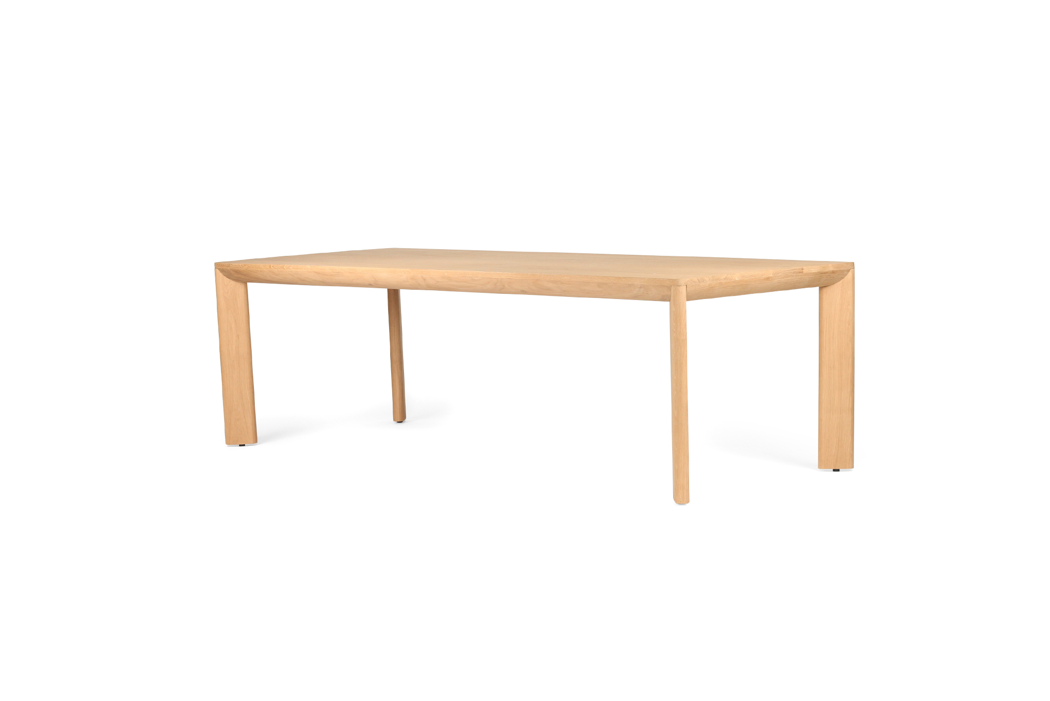 Asher Dining Table - 2.0m American Oak - Image 6