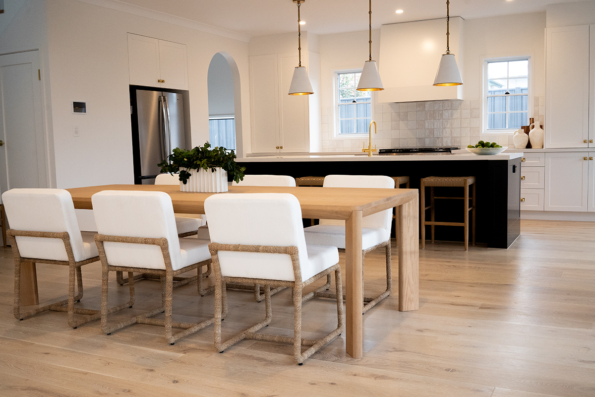 Asher Dining Table - 2.0m American Oak - Image 14