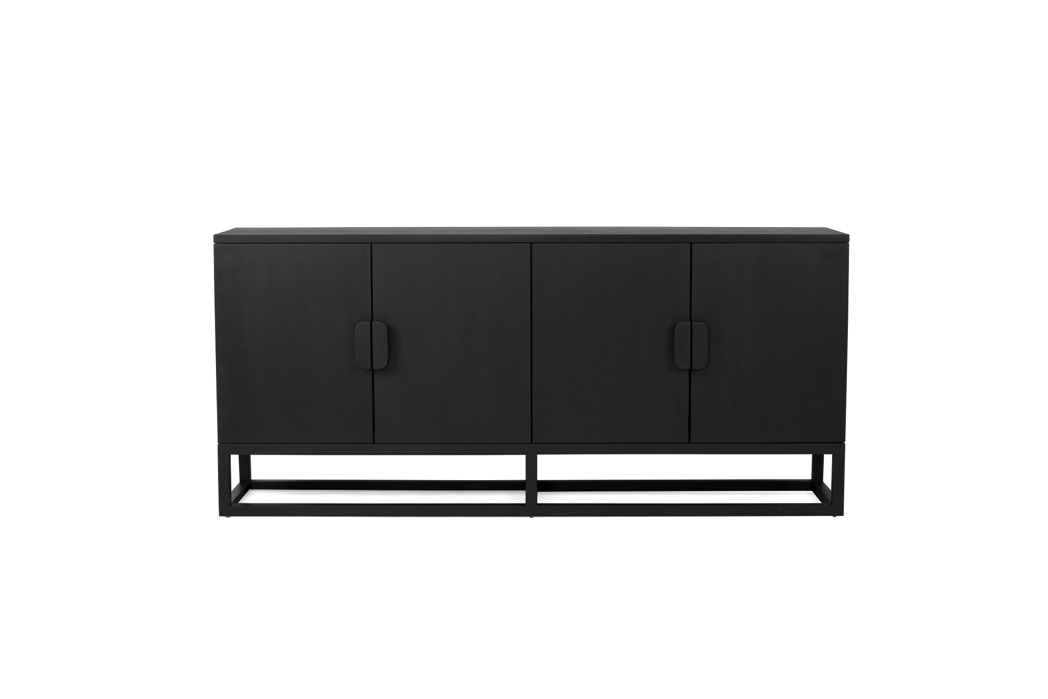 Eden Sideboard - Four Door - Black - Image 3
