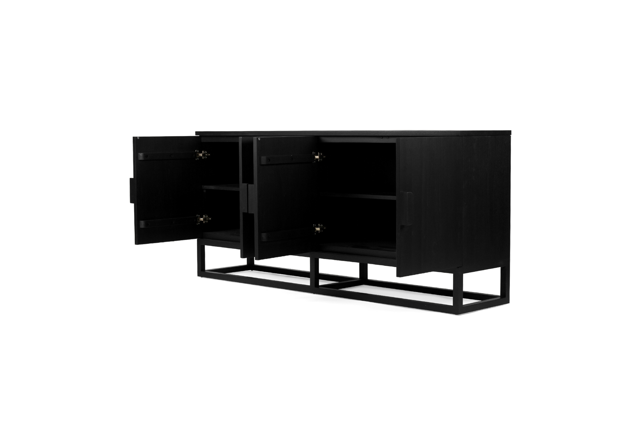 Eden Sideboard - Four Door - Black - Image 6