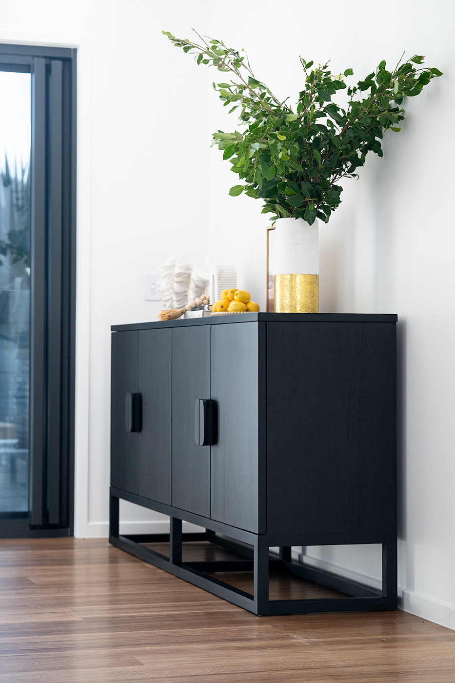 Eden Sideboard - Four Door - Black - Image 11