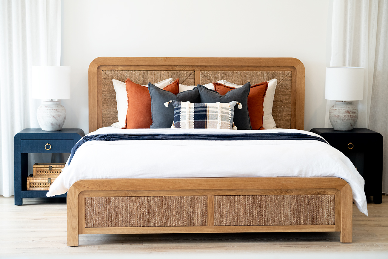 Milford Queen Bed - Oak by Serrata Living - Image 2