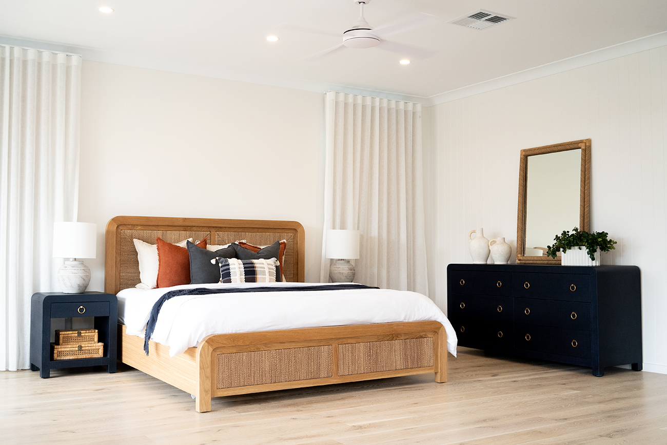 Milford Queen Bed - Oak by Serrata Living - Image 12