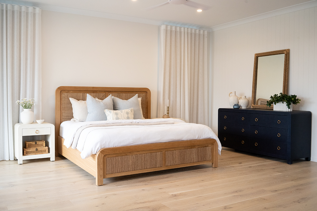 Milford Queen Bed - Oak by Serrata Living - Image 11