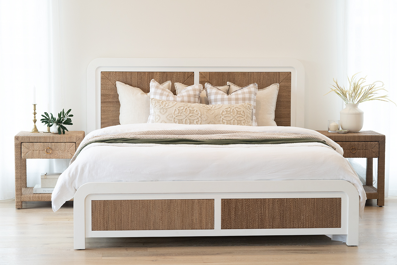 Milford Queen Bed - White by Serrata Living - Image 10