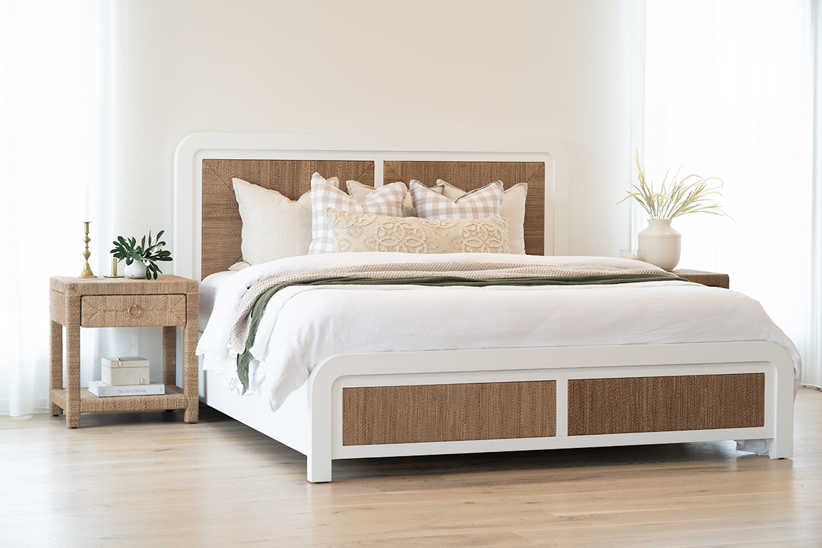 Milford Queen Bed - White by Serrata Living - Image 2