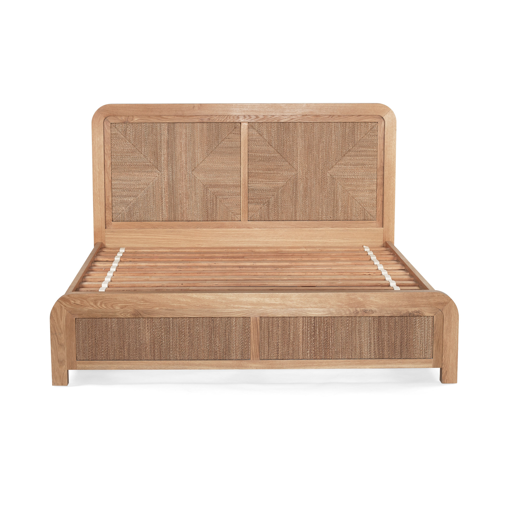 Milford Queen Bed - Oak by Serrata Living - Image 3