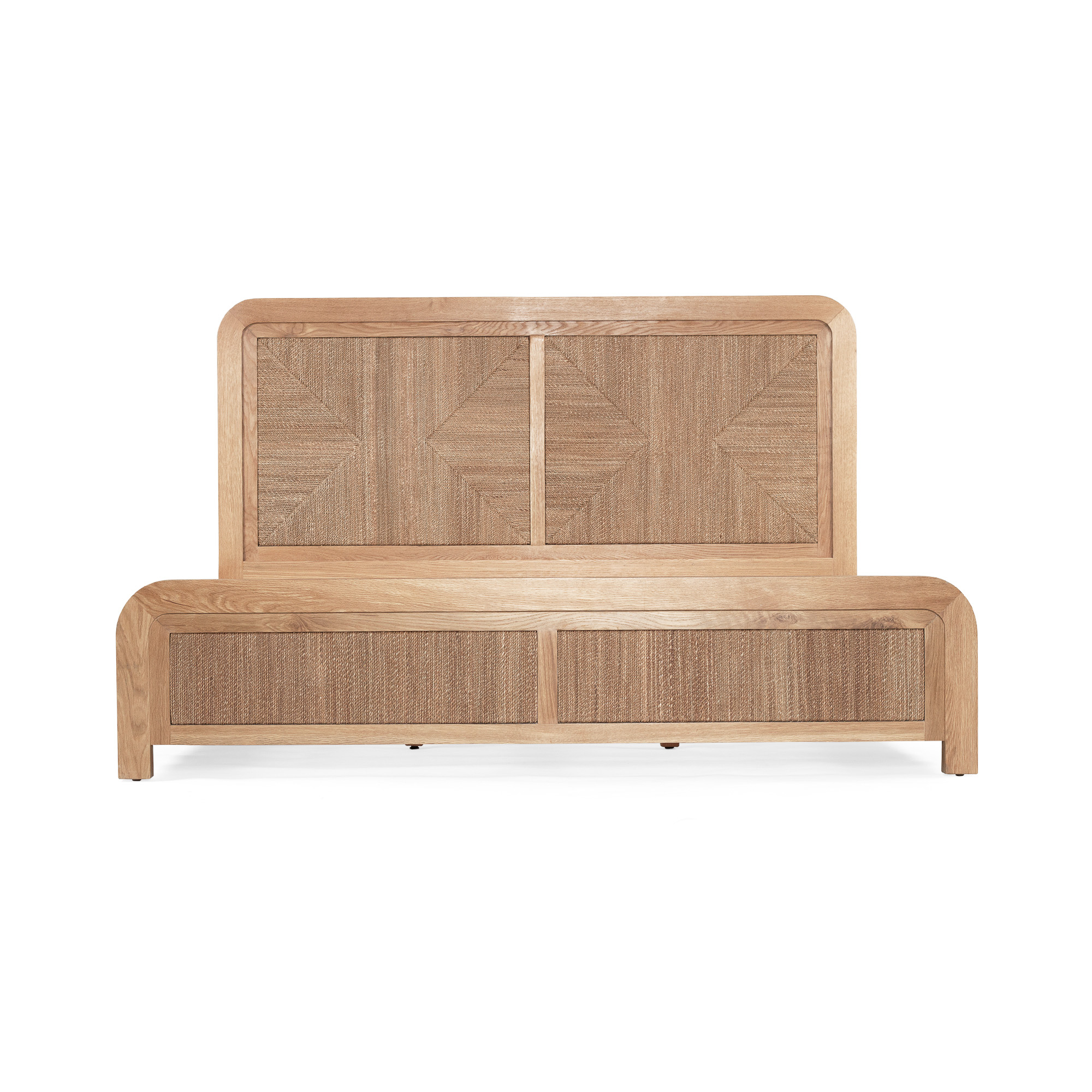 Milford Queen Bed - Oak by Serrata Living - Image 4