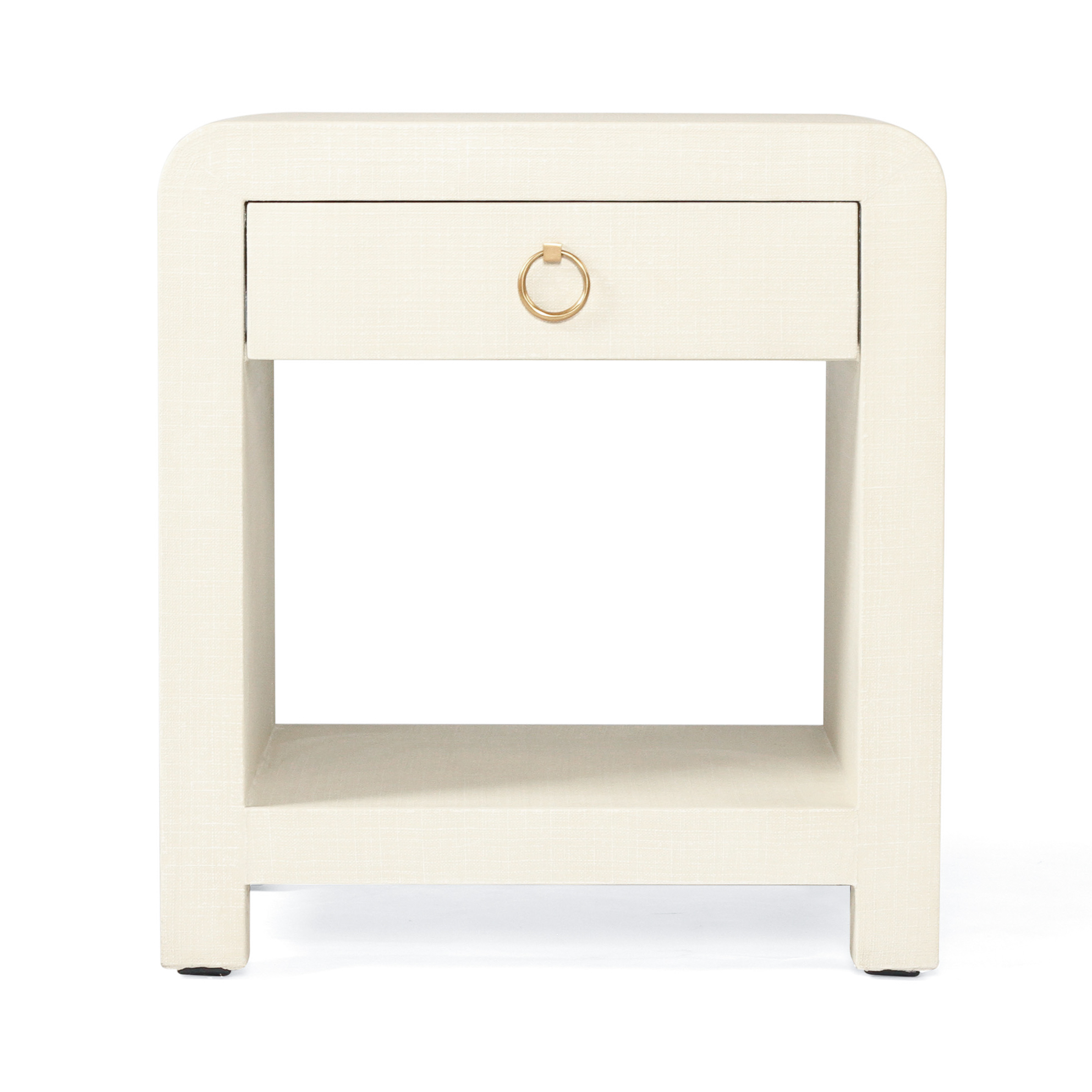 Newhaven Bedside Table - Ivory by Serrata Living - Image 3