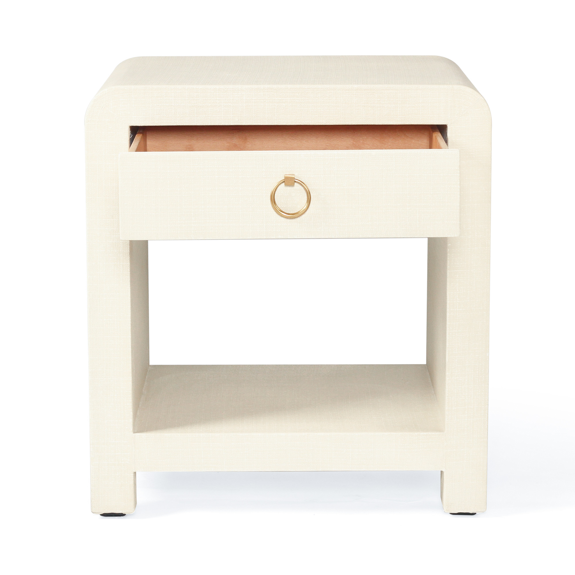 Newhaven Bedside Table - Ivory by Serrata Living - Image 11