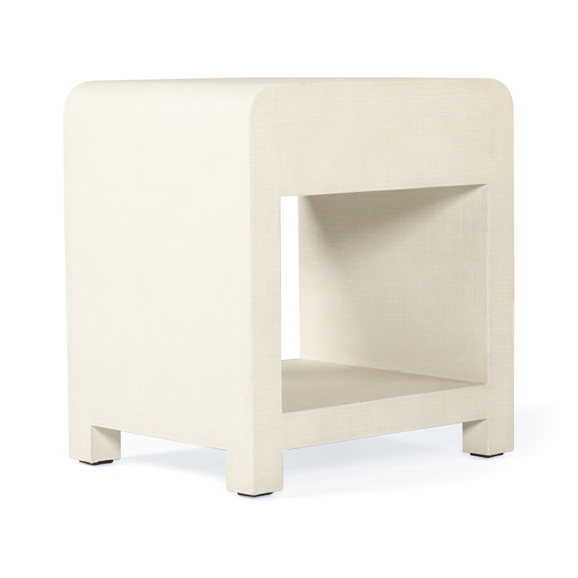 Newhaven Bedside Table - Ivory by Serrata Living - Image 15