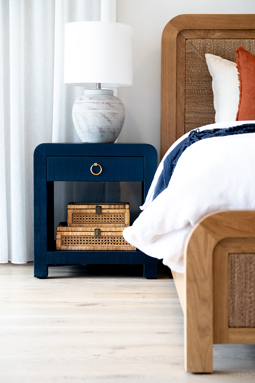 Newhaven Bedside Table - Navy by Serrata Living - Image 14