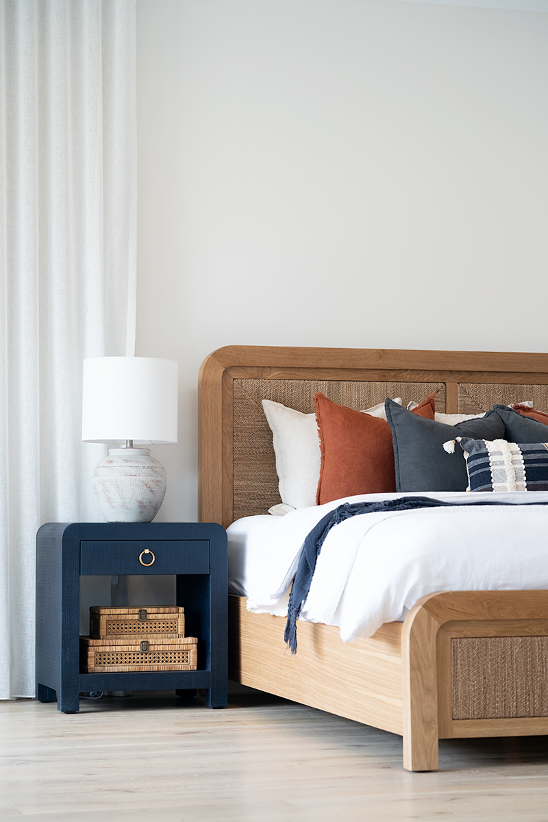 Newhaven Bedside Table - Navy by Serrata Living - Image 15