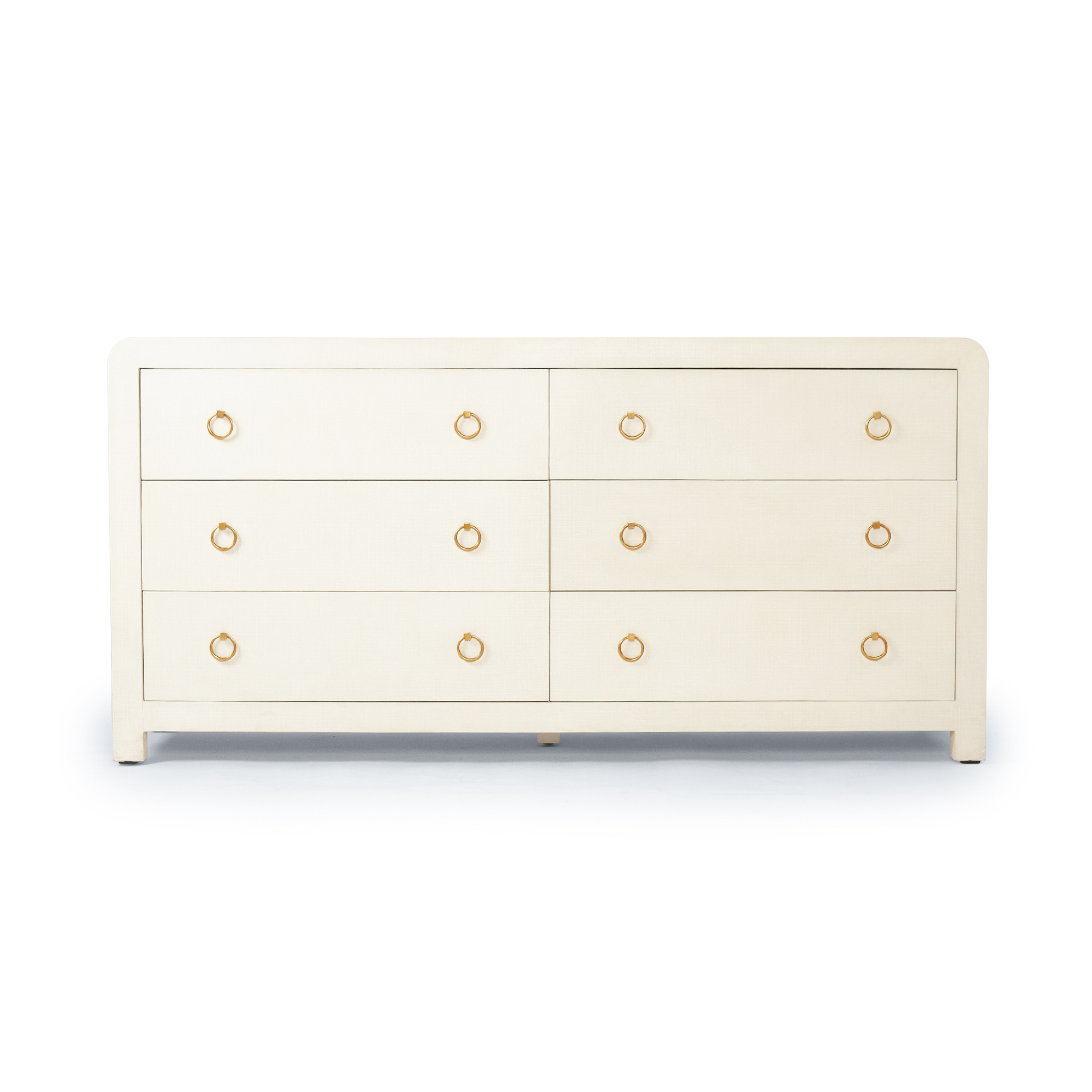 Newhaven Dresser - 6 Drawer - Ivory by Serrata Living - Image 3