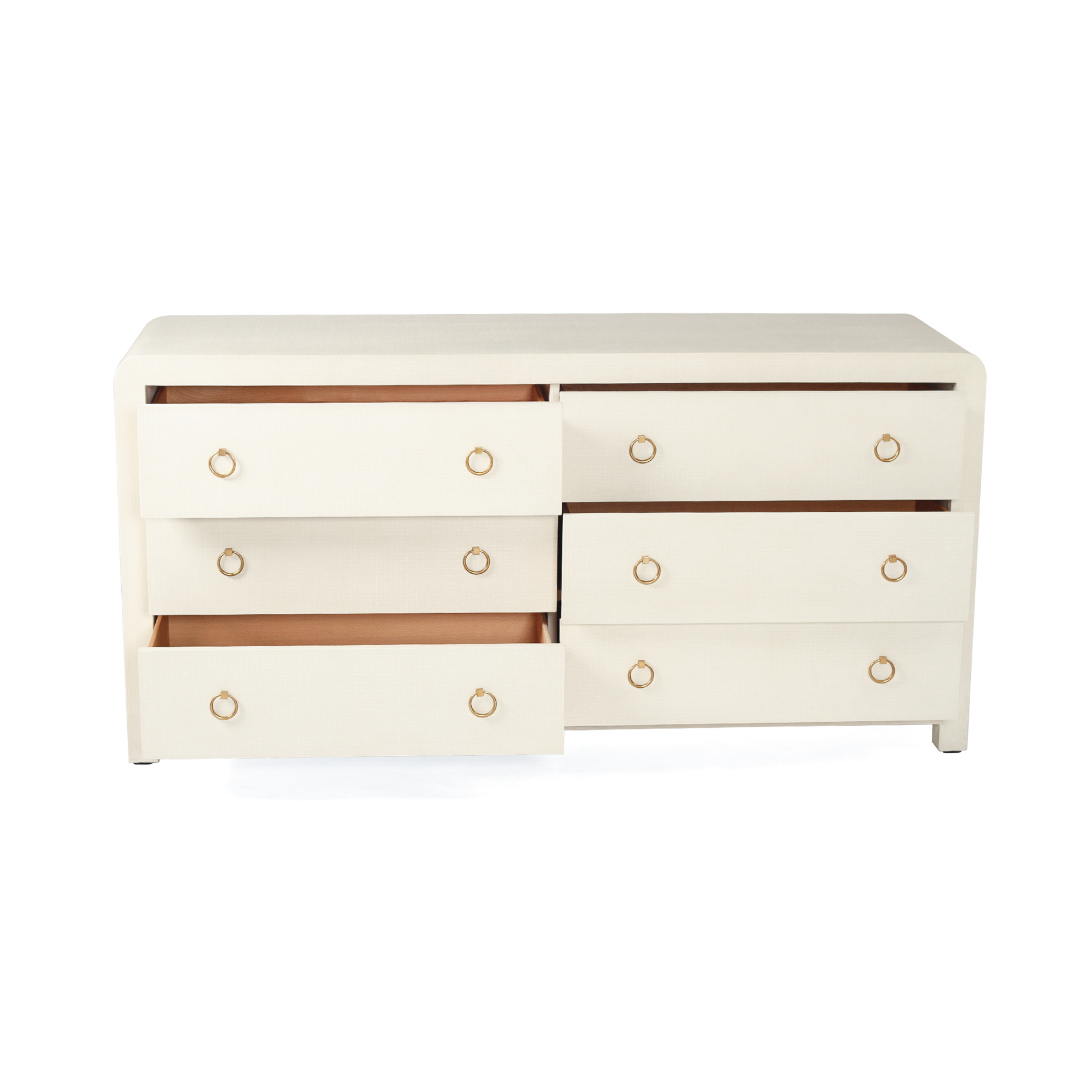 Newhaven Dresser - 6 Drawer - Ivory by Serrata Living - Image 8