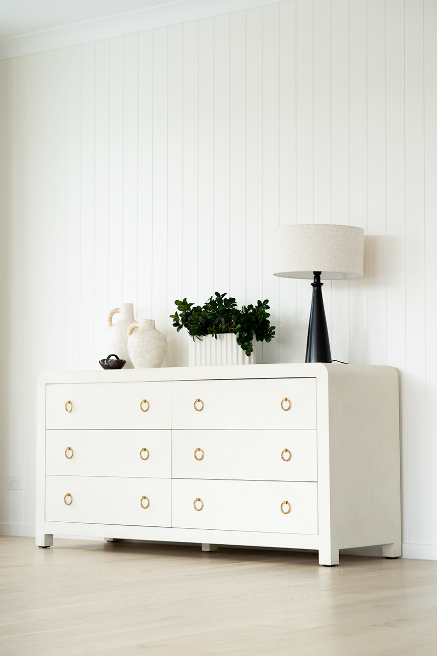Newhaven Dresser - 6 Drawer - Ivory by Serrata Living - Image 2