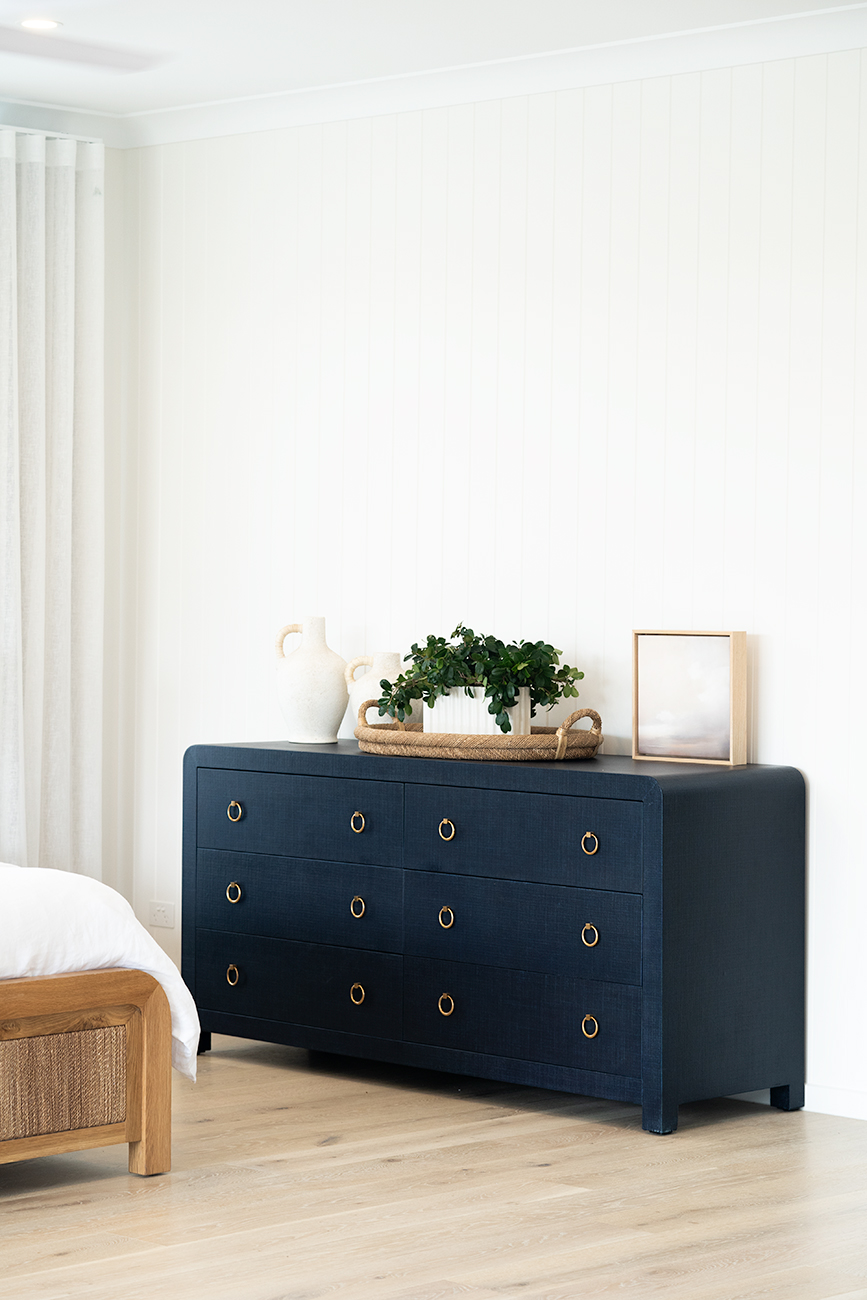 Newhaven Dresser - 6 Drawer - Navy by Serrata Living - Image 14