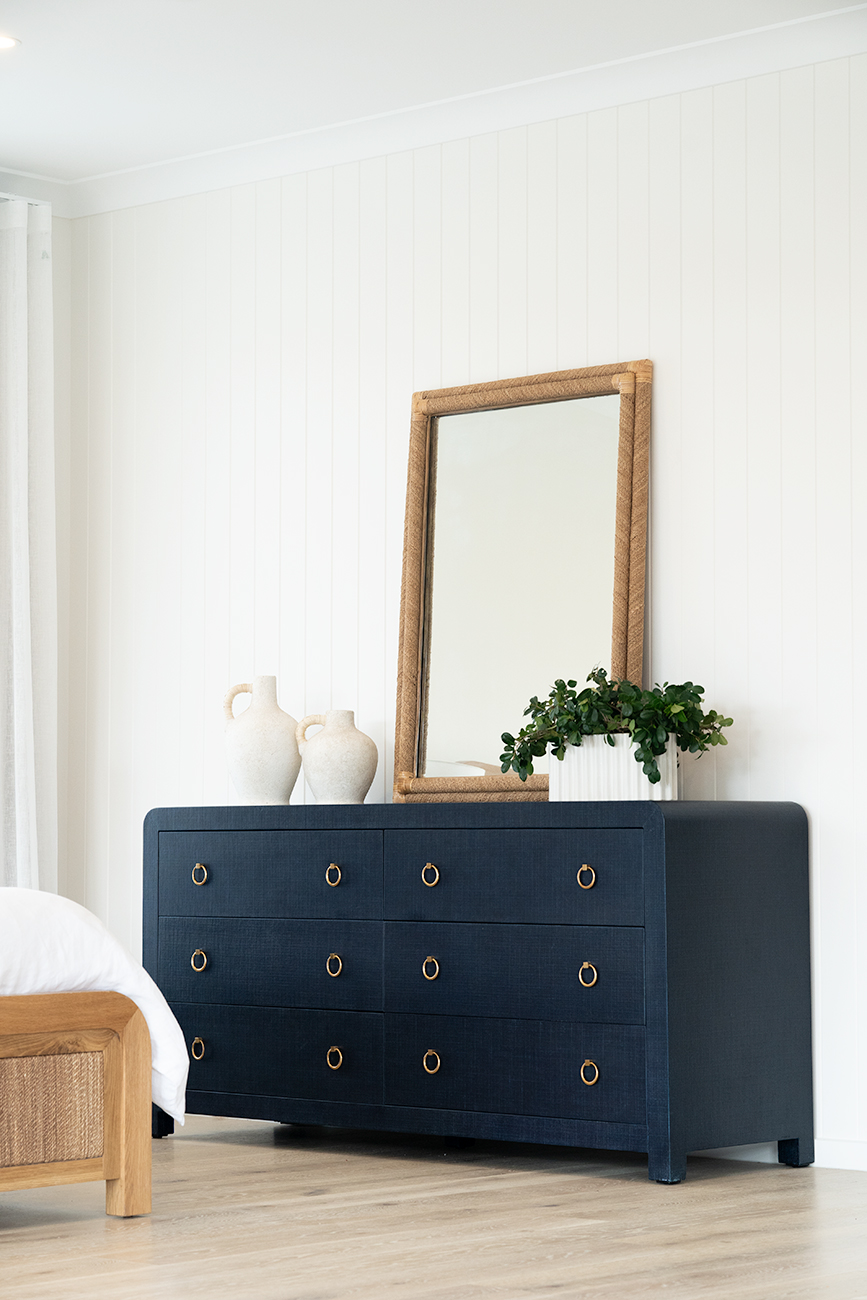 Newhaven Dresser - 6 Drawer - Navy by Serrata Living - Image 2